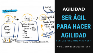 Agilidad en las Organizaciones - Ser agil para hacer agilidad - JohanaChuquino.com